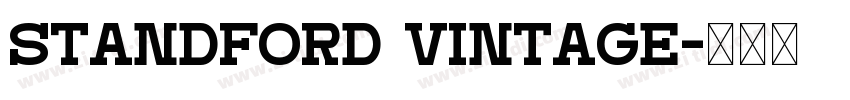 Standford Vintage字体转换